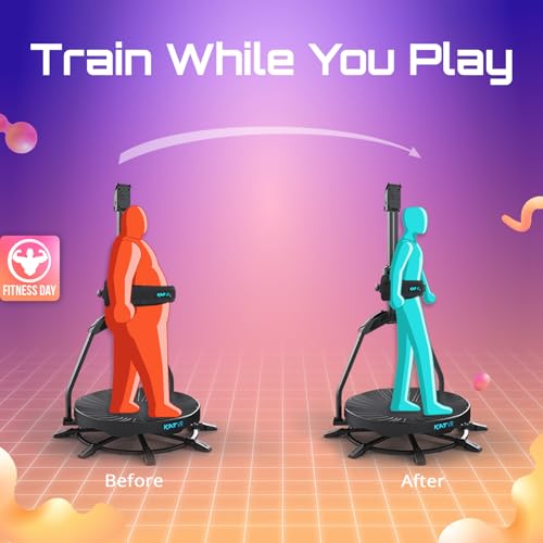 KAT Walk C2 CORE VR Treadmill | 360° Omnidirectional Walking Pad for Immersive Gaming & Home Fitness | Compatible with SteamVR, Oculus