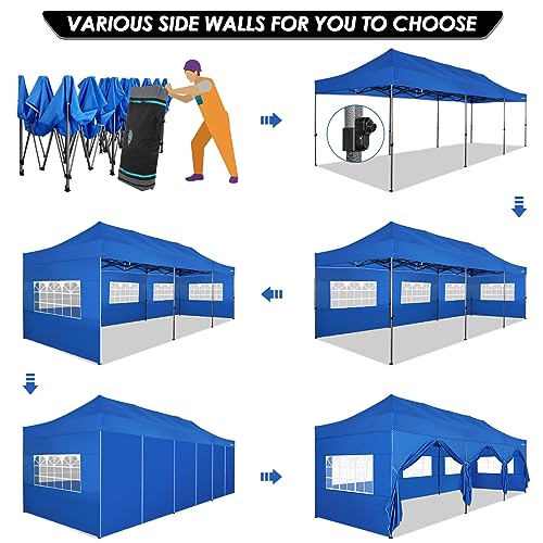COBIZI 13x26 Pop Up Tent 13x26 Canopy with Sidewalls Heavy Duty Canopy Party Tent for Parties