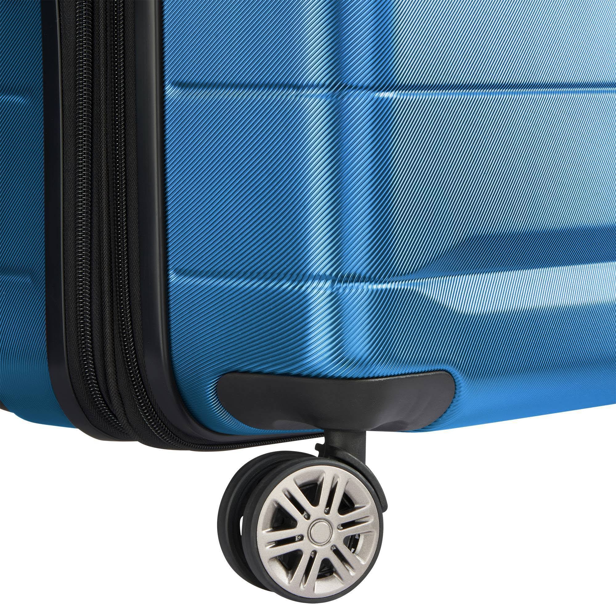 Delsey Comete 2.0 Expandable Spinner Carry-On Steel Blue