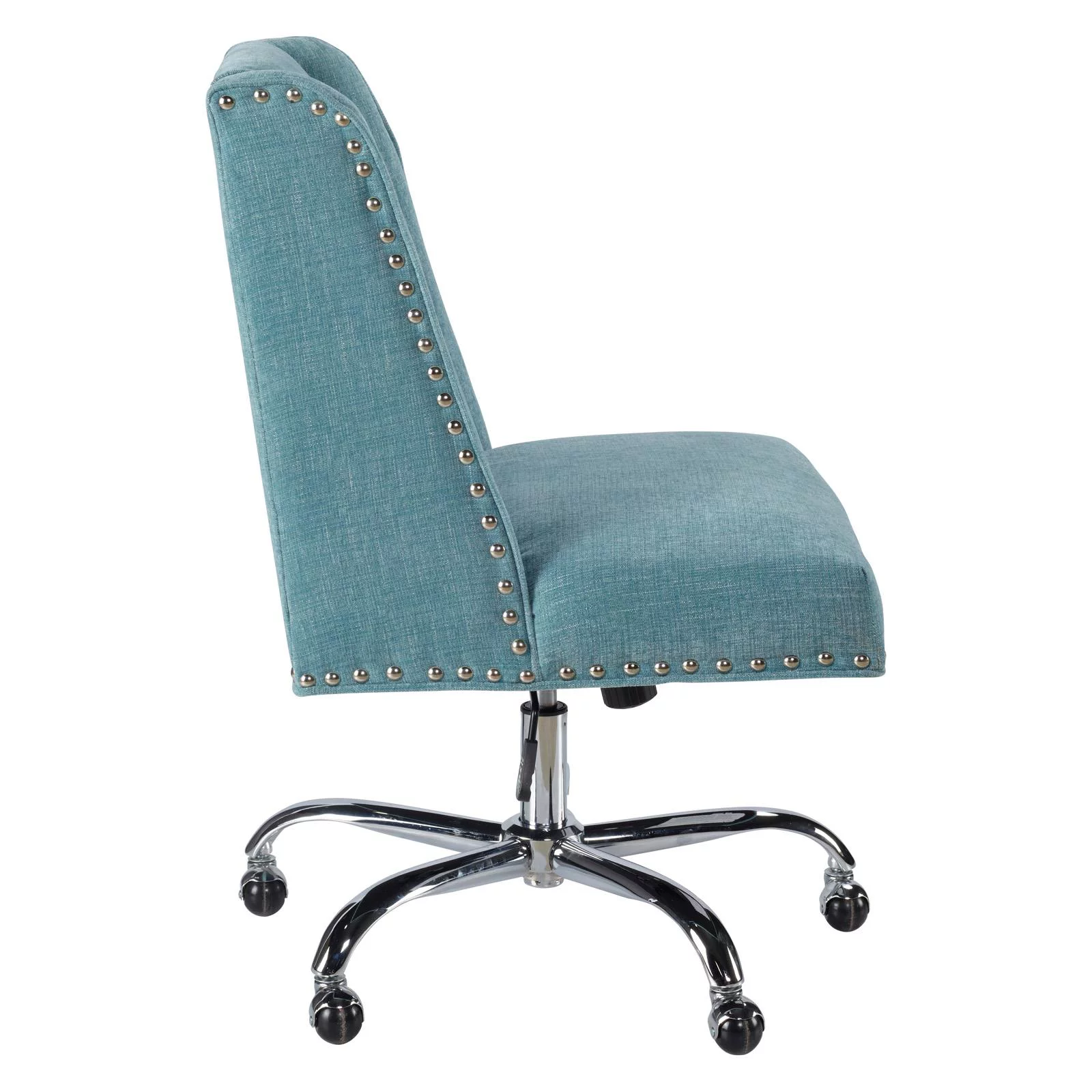 Linon Draper Executive Office Chair - Chrome