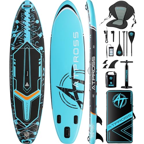 11'6"x35" Inflatable Stand Up Paddle Board 450LBS Weight Capacity Extra Wide Non-Slip Stable Deck Adult SUP