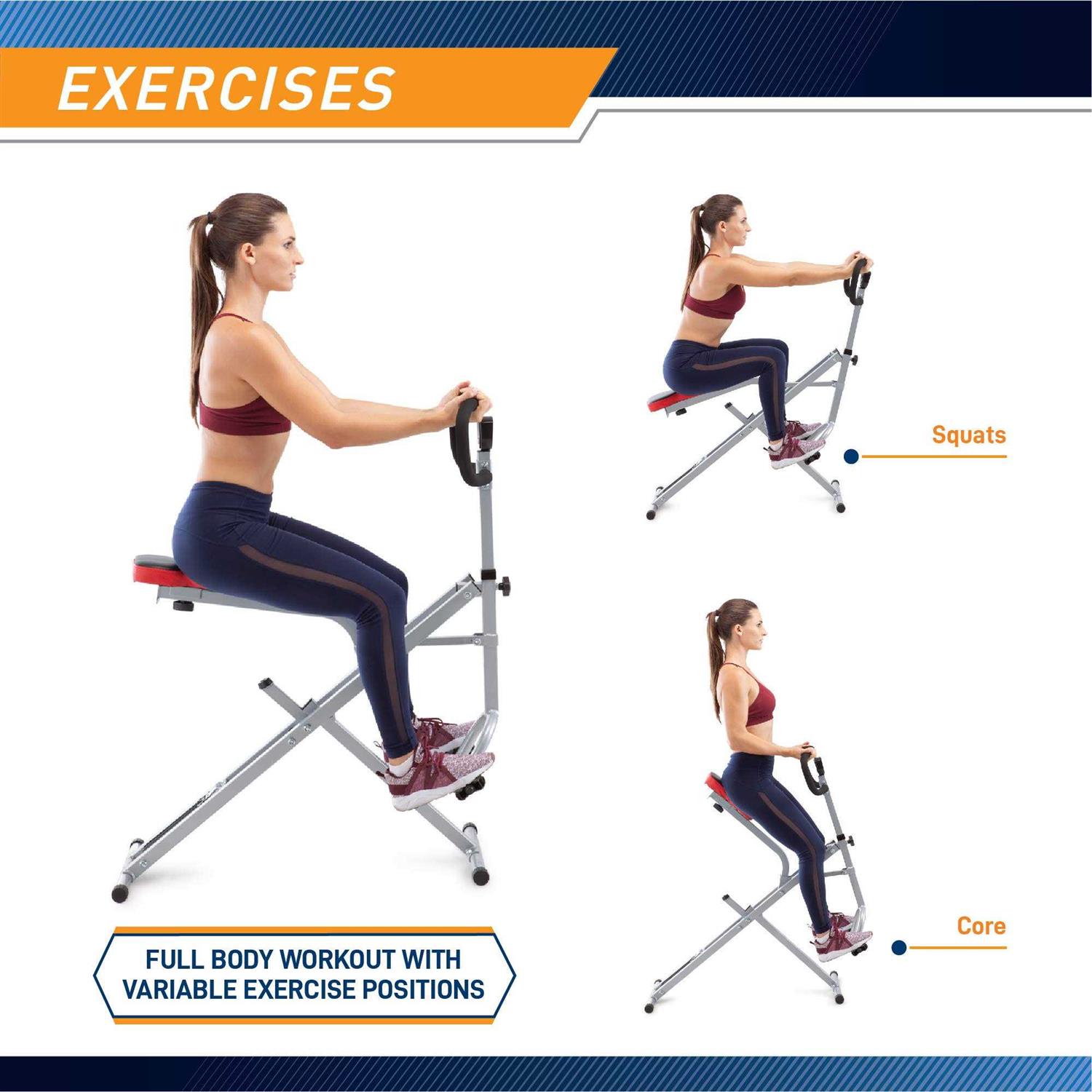 Marcy Squat Rider Machine for Glutes and Quads Workout XJ-6334 - Sports Supplies Online Store