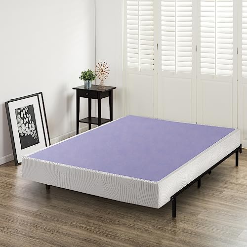 ZINUS Edgar 4 Inch Wood Box Spring, Mattress Foundation, Sturdy Wood Structure, Low Profile, Easy Assembly, King