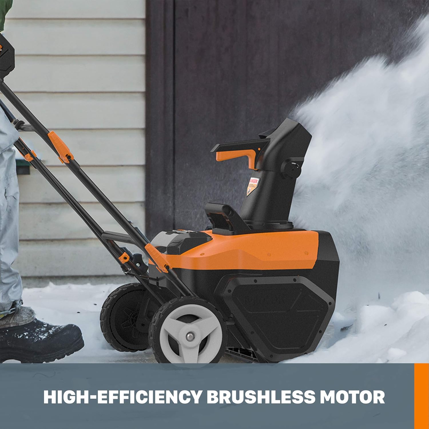 Worx 40V 20" Cordless Snow Blower Power Share with Brushless Motor - WG471 (Batteries & Charger Included)
