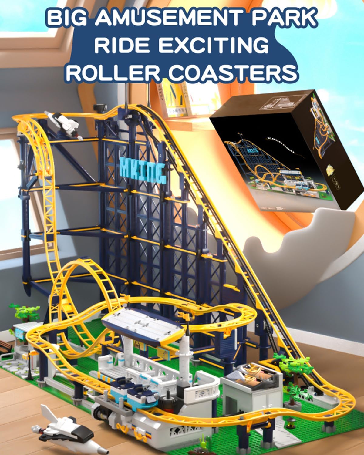 Roller Coaster Building Blocks Sets