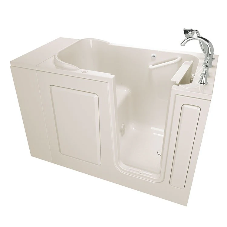 2848 Series 28"W x 48"L Gelcoat Walk-In Air Spa Bathtub with Right-Hand Drain/Faucet