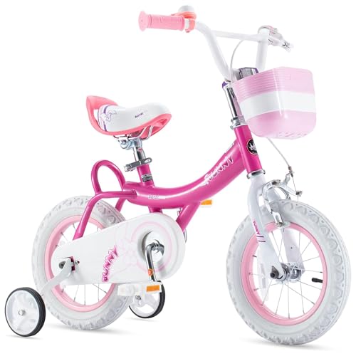 Royalbaby Princess Girls Kids Bike 12 14 16 18 20 Inch Children Bicycle with Basket for Age 3-12 Years