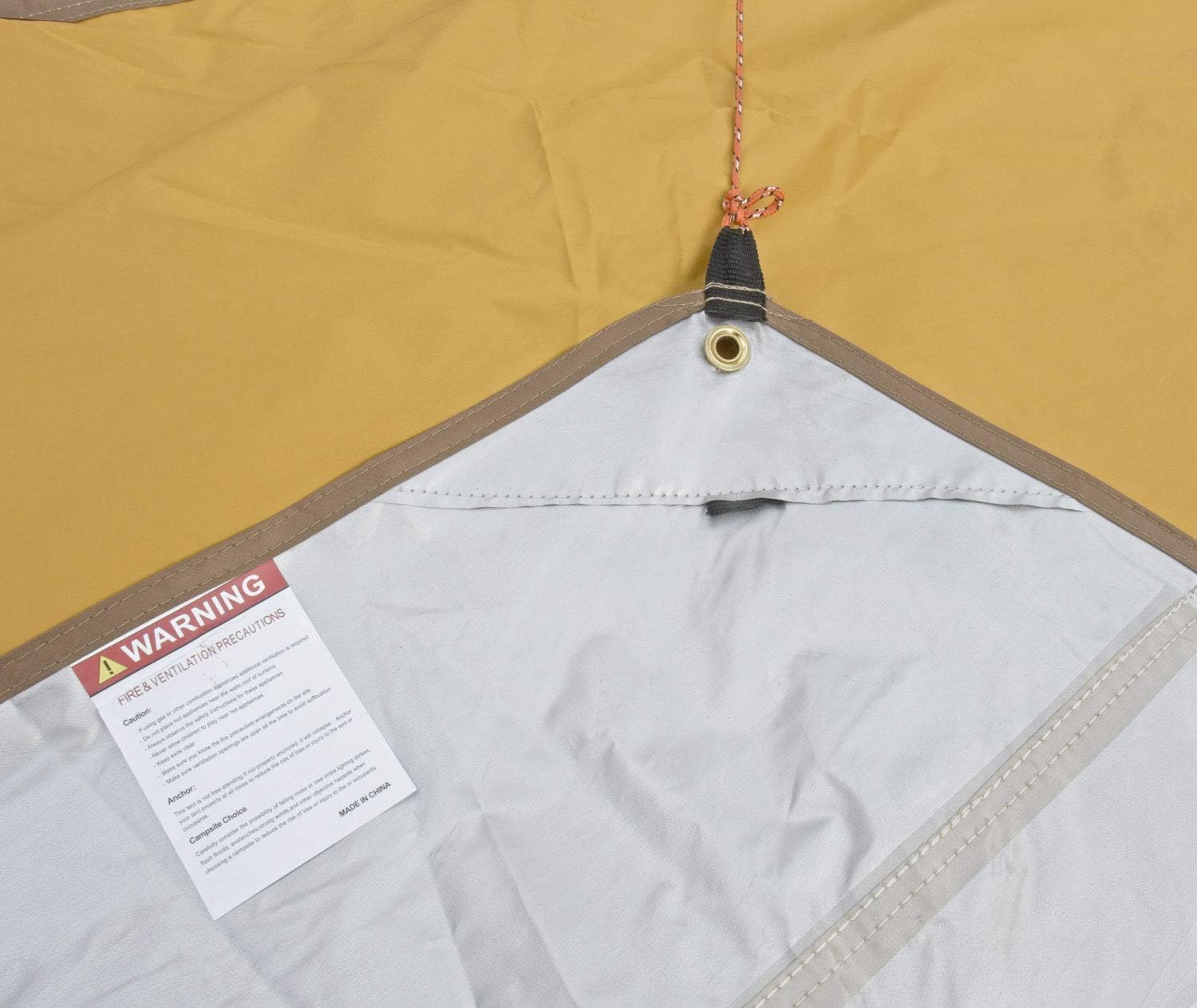Hasika Car Awning Extremely Large Camping Tarp 100% Waterproof Ripstop with 4 Poles for SUV Tuck Overlanding Picnic Activities and More
