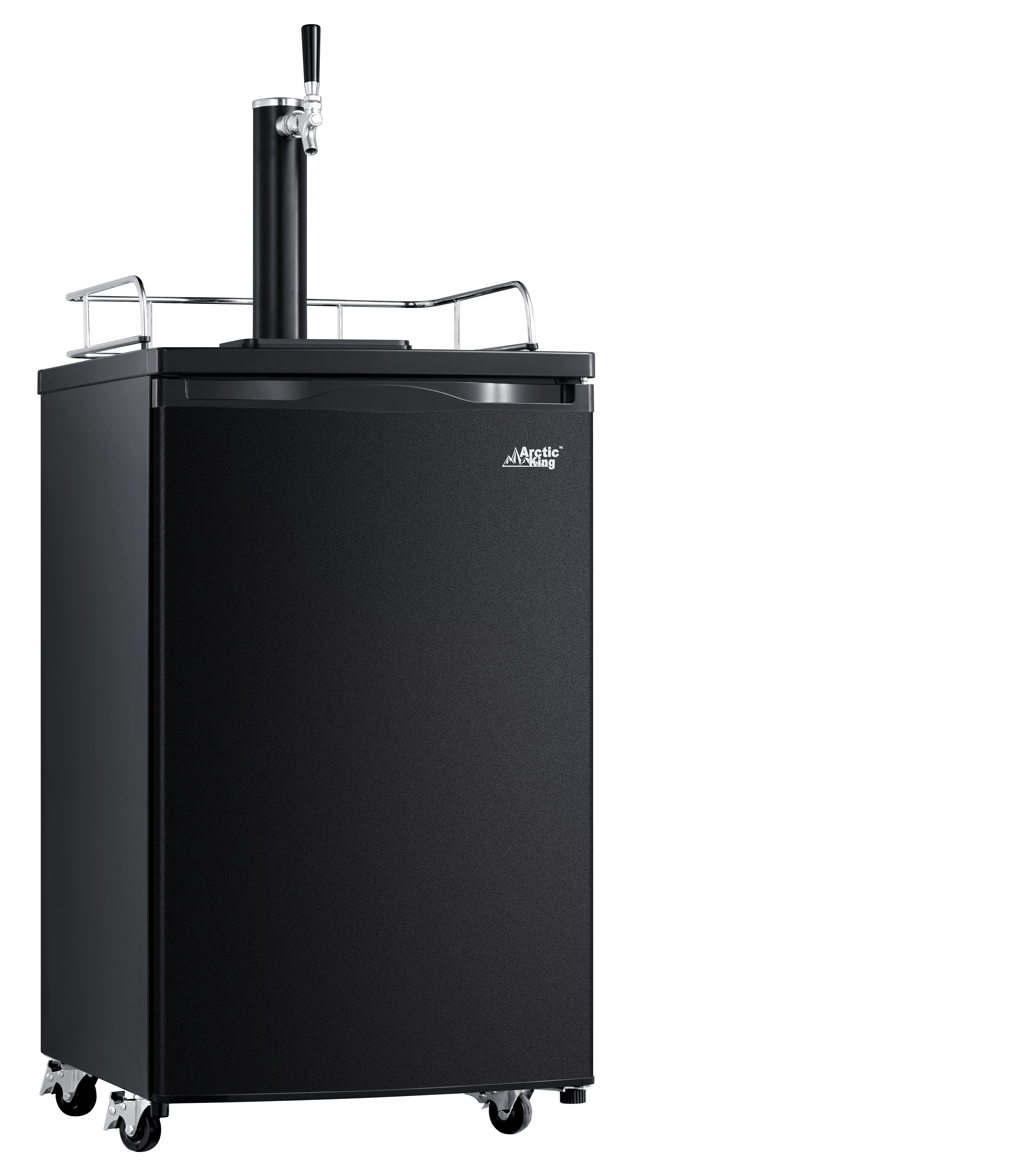 Arctic King Single Tap Kegerator, 4.9 cu. ft, Black, ABDA049ADBS