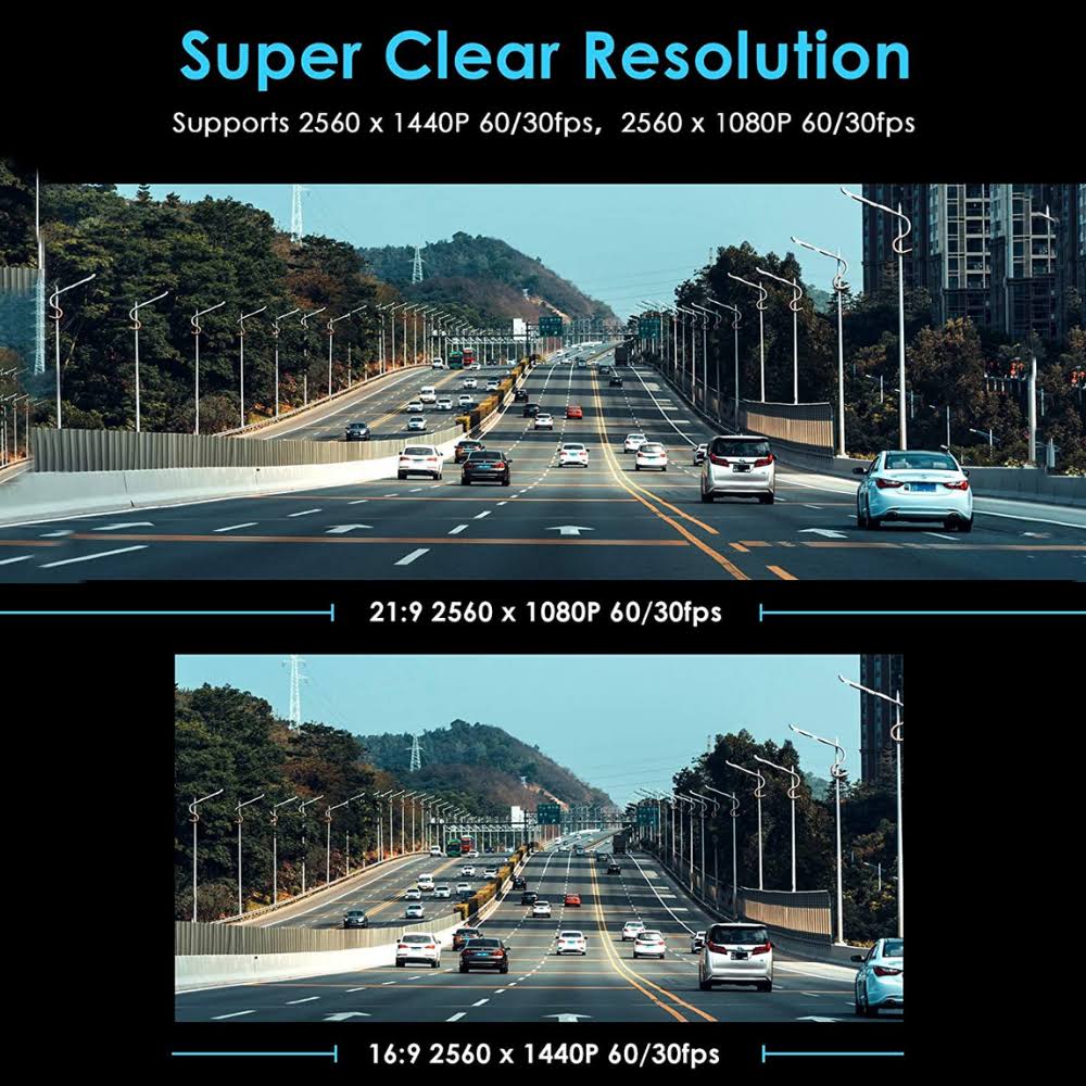 VIOFO A119 V3 2K Dash Cam 2560x1440P Quad HD+ Car Dash Camera, Ultra Clear Night Vision