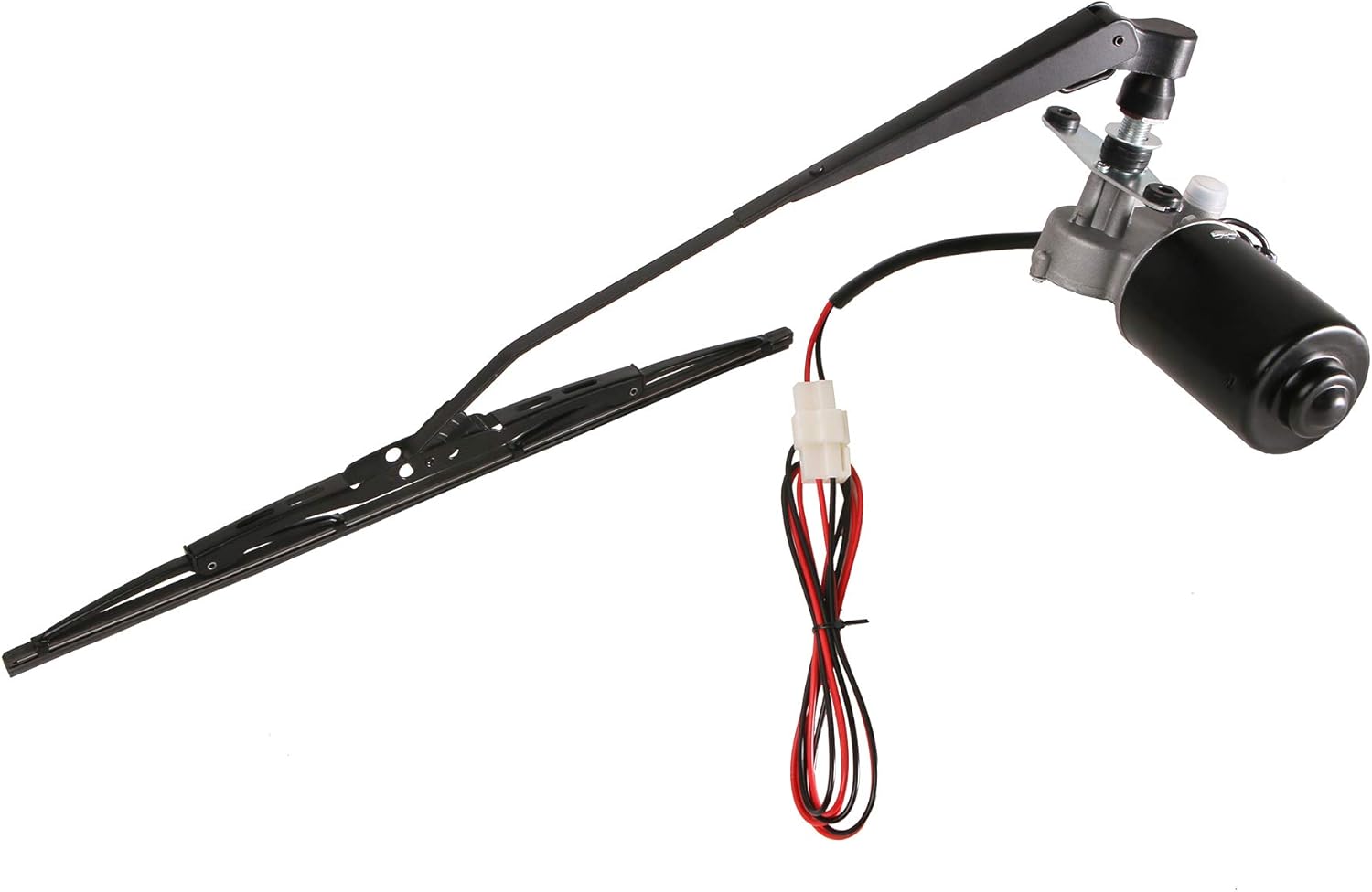 YiCross 12V Universal Electric Windshield Wiper Motor Kit Fits for UTV ATV Hard Coated Or Glass Windshields, Upgraded Wiper Motor Kit - 110° Sweep