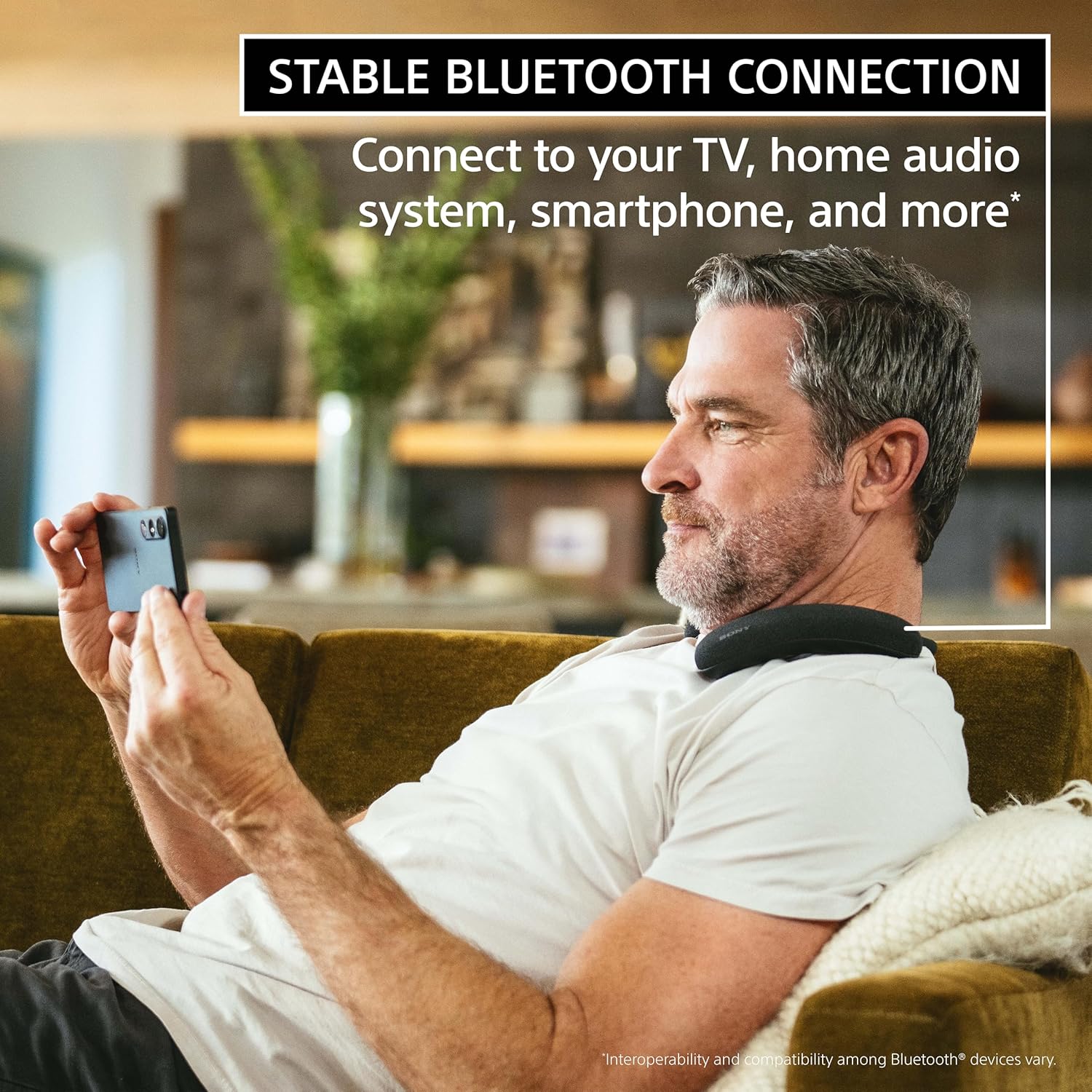 Sony BRAVIA Theater U Wireless Wearable TV Speaker with Bluetooth, Personalized Home Theater Audio, Gaming Compatibility, Built-in mic