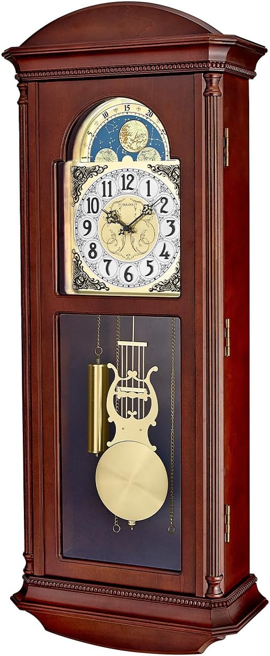 Bulova Litchfield Large Wall Regulater Chime Clock
