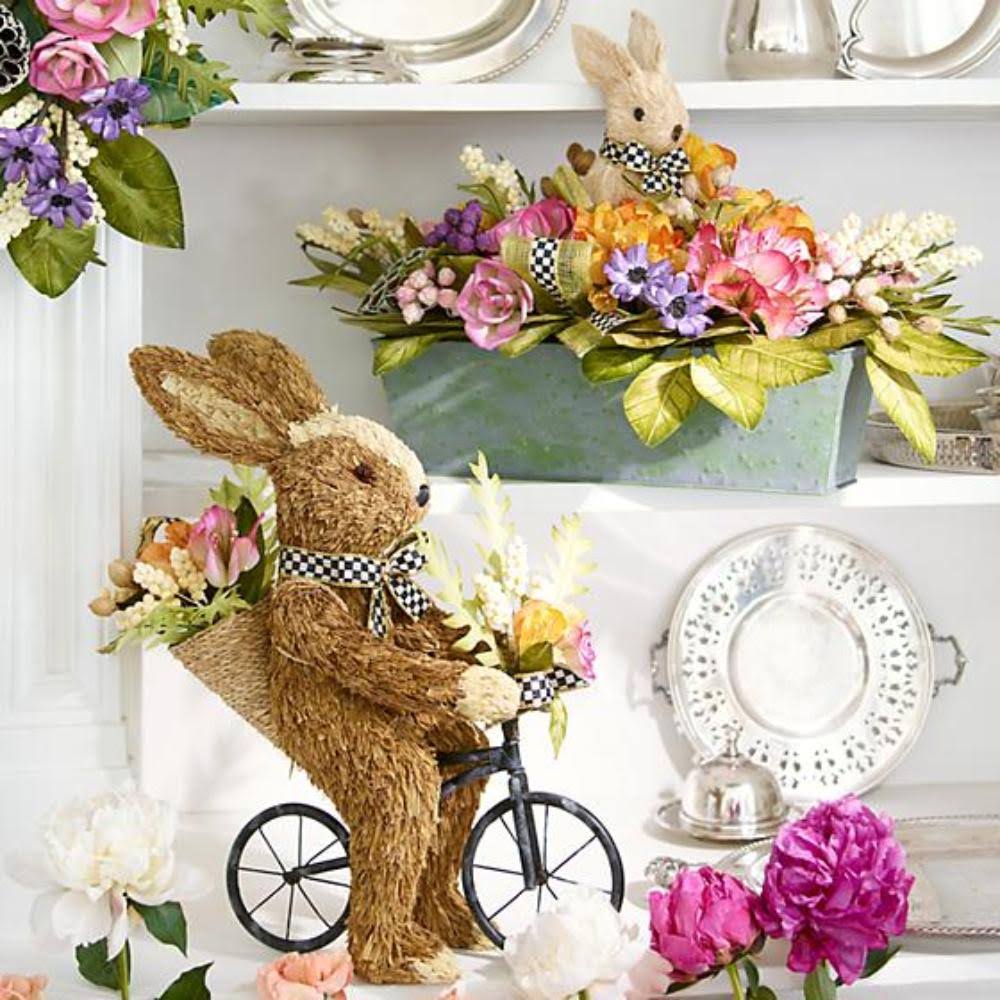 MacKenzie-Childs Farmhouse Garden Bunny on Bike