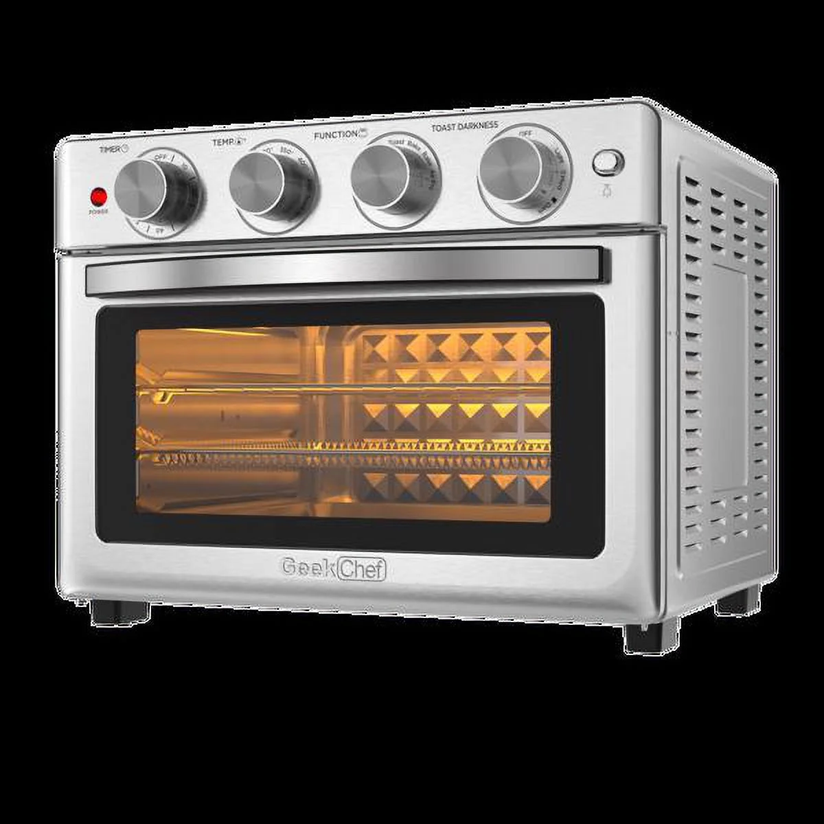 Geek Chef Air Fryer, 6 Slice 26QT/26L Air Fryer Fry Oil-Free, Extra Large Toaster Oven Combo, Air Fryer Oven, Roast, Bake, Broil, Reheat