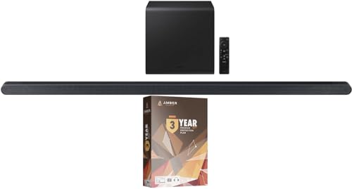 Samsung HW-S61D 5.0 Ch All-in-one Wireless Dolby Atmos Soundbar with 2 Year Amber Protection Plan (2024)