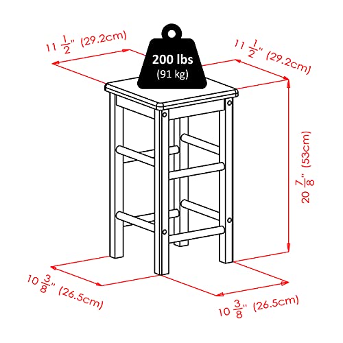 Winsome Suzanne Space Saver Set, for Kitchen, 33", Coffee