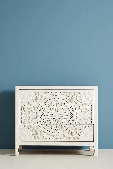 Lombok Wooden Dresser Chest of 3 Drawer Cabinet/ Drawer Dresser Sideboard