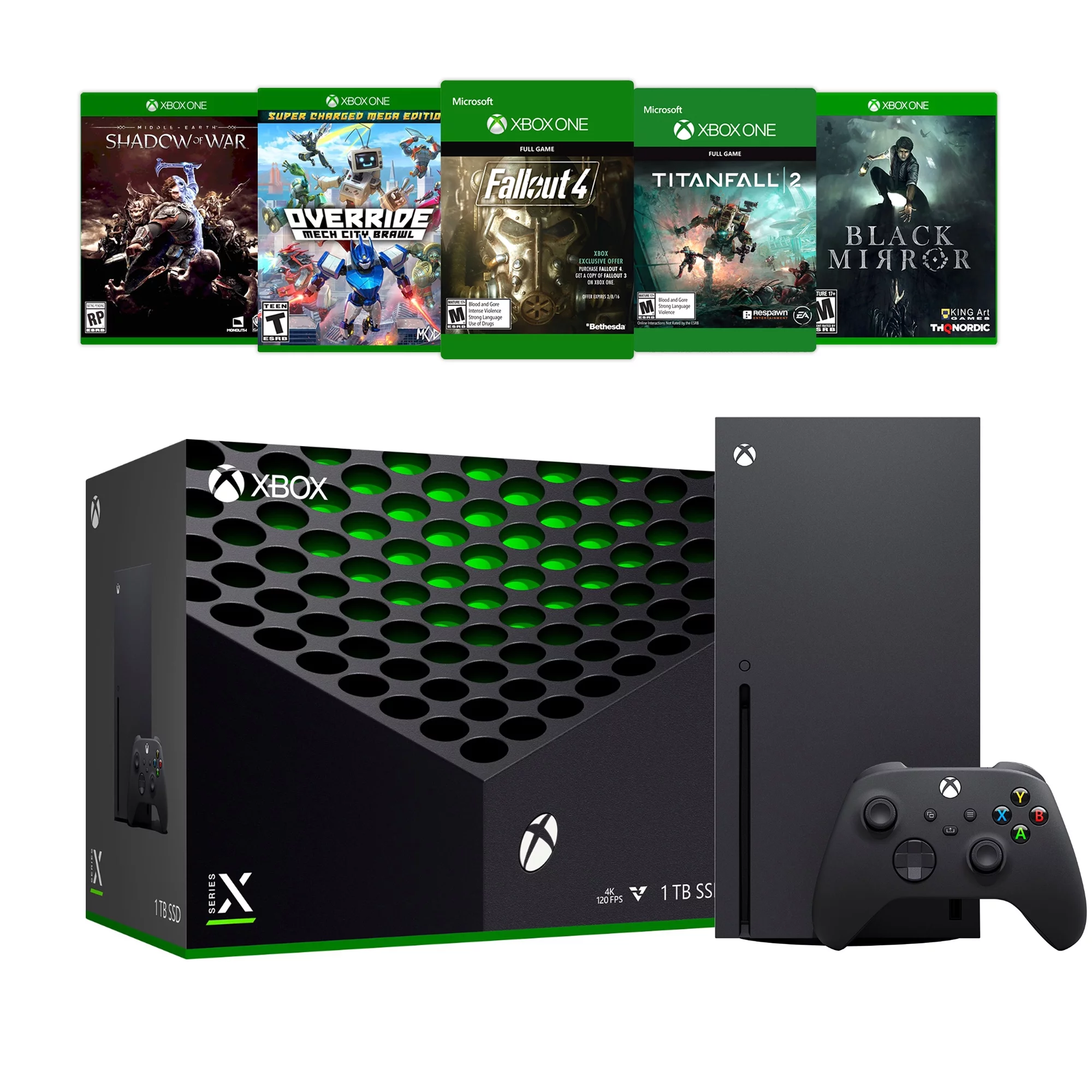 Xbox Series X Latest Flagship 1TB SSD Console Bundle with Five Games - Radiant Selections