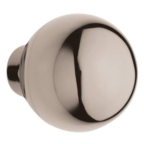 Baldwin Estate Knob Single Knob Only Satin Brass/Black