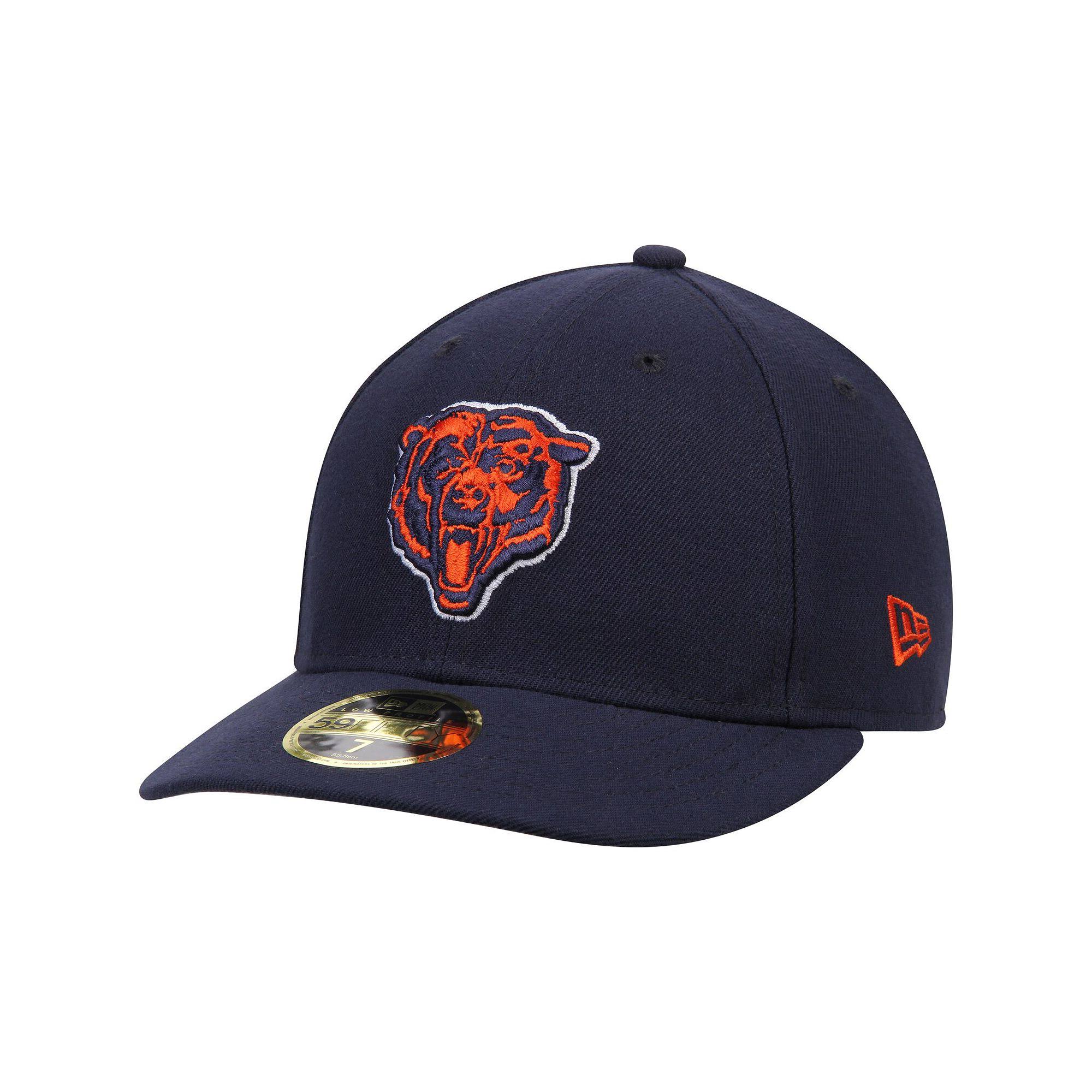 Chicago Bears New Era Omaha Low Profile 59FIFTY Structured Hat - Navy