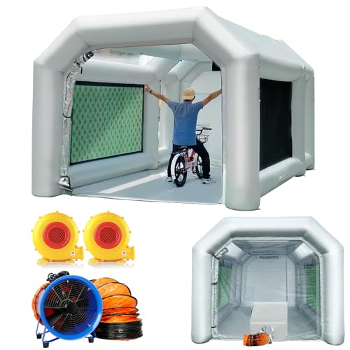 WARSUN Inflatable Paint Booth with Oversized EPA Registered Filters