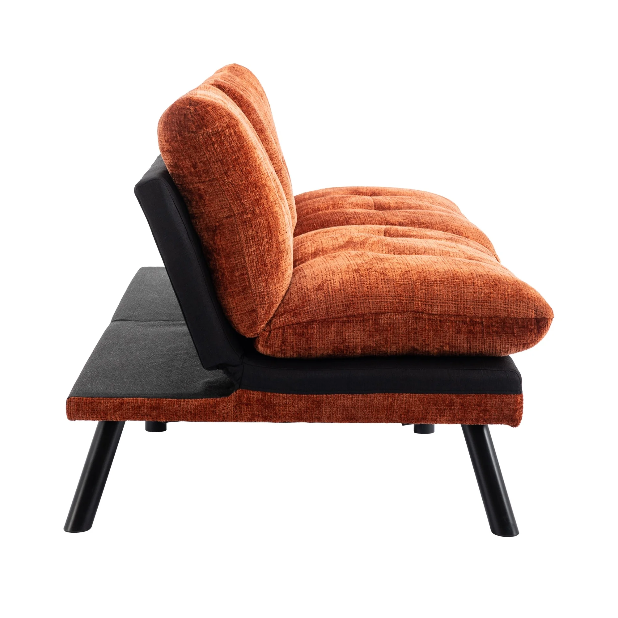 Convertible Sofa Bed Loveseat Futon bed Orange