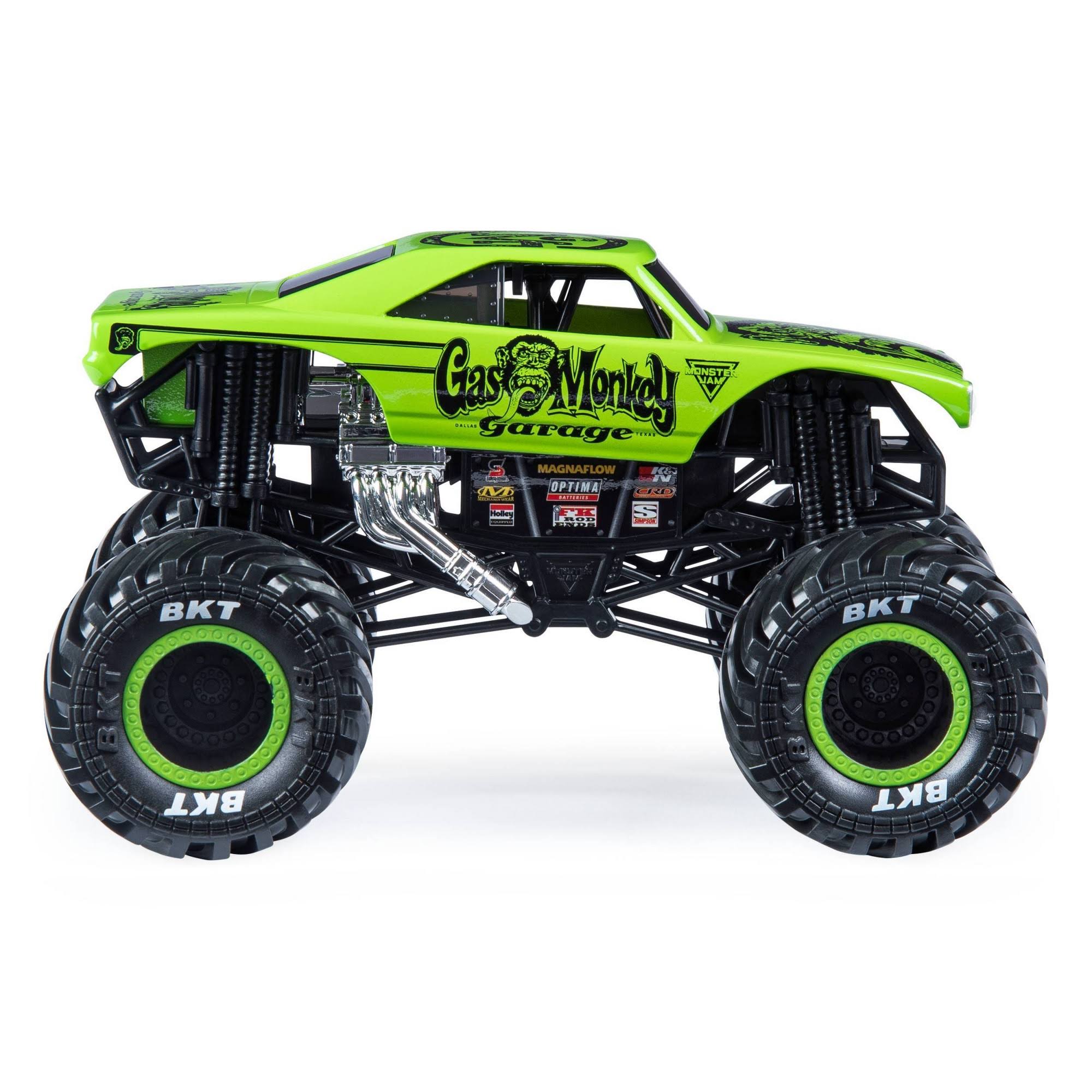 Year 2019 Monster Jam 1:24 Scale True Metal Die Cast Truck - GAS Monkey Garage