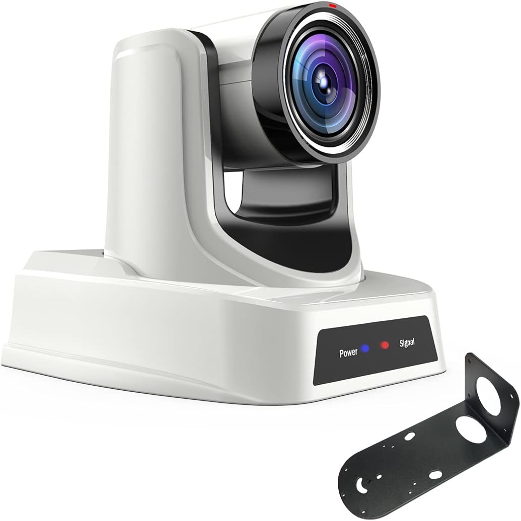 PTZ Camera with 3G-SDI,HDMI and IP Streaming Outputs,20X Optical Zoom,Broadcast Live Streaming Camera for Conference,Events,Church and School etc