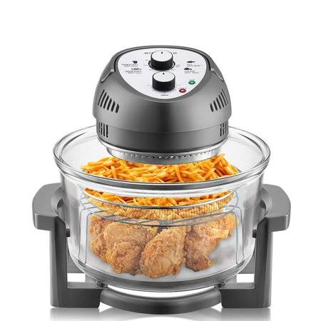 16 qt. Graphite Oil-Less Air Fryer with Built-in Timer, Size: 15.9 x 15.7 x 10.7 2249