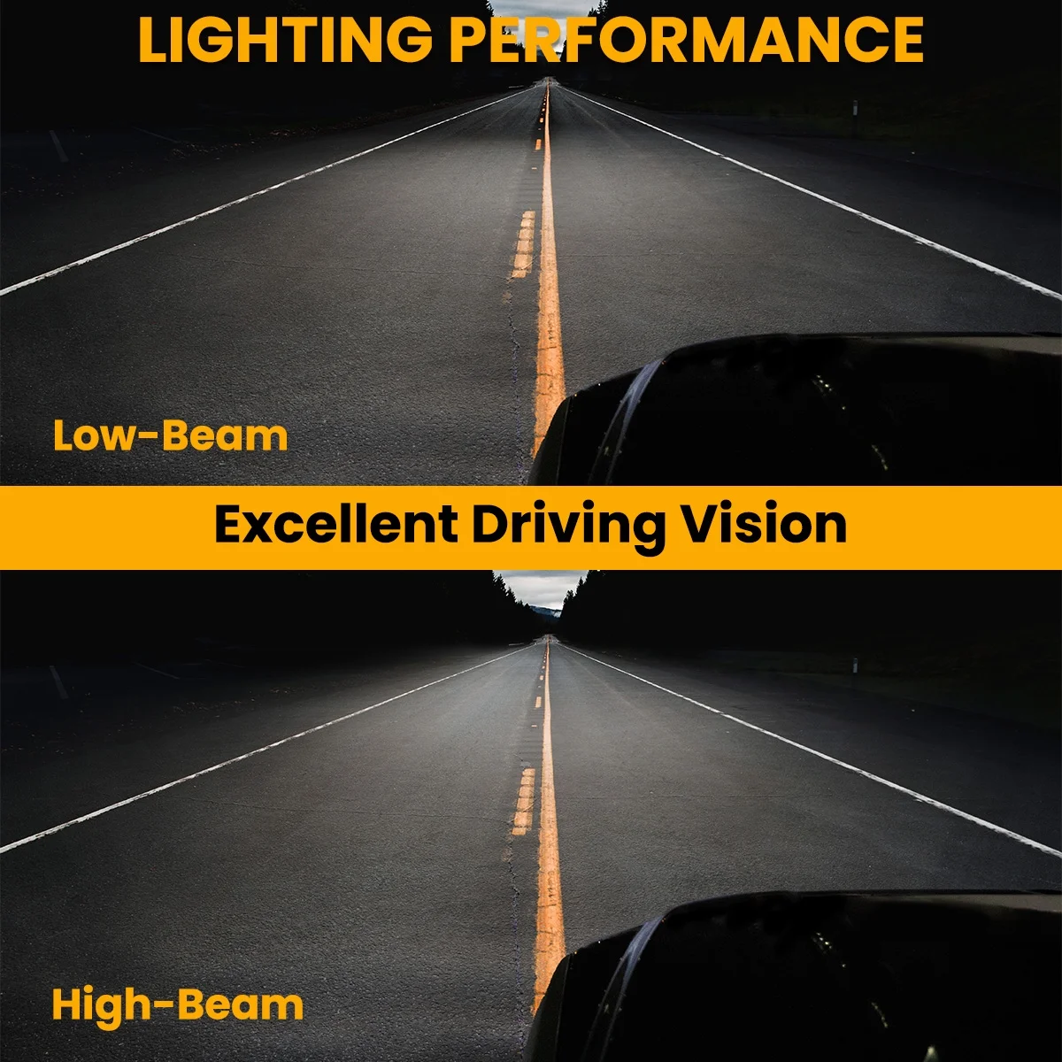 Spec-D Tuning Halo LED Projector Headlights Black Compatible with 2000-2004 Ford Focus, Left + Right Pair Headlamps Assembly