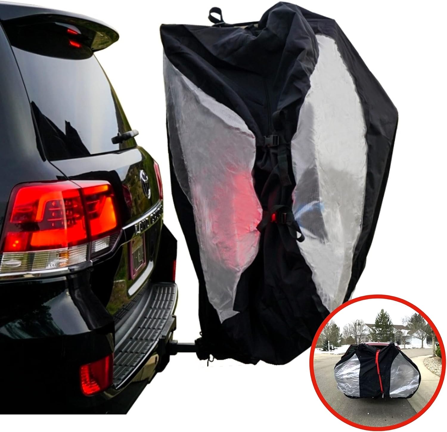 Formosa Covers Bike Cover for Car, Truck, RV, SUV Transport on Rack - Protection While You Roadtrip or Perfect for Home Storage