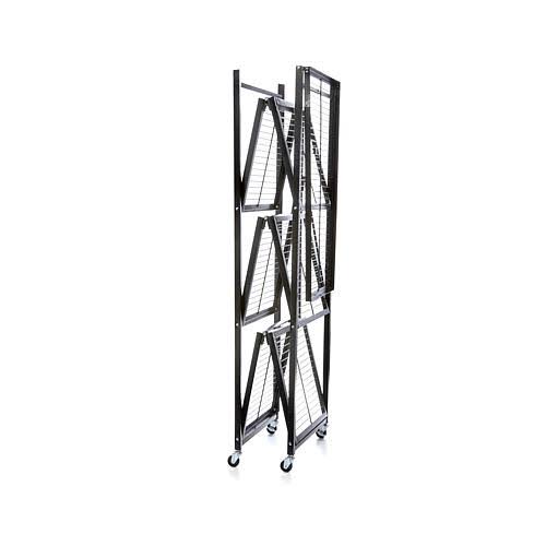 Origami Large 4-Tier Heavy-Duty Rack with Casters - Red 8100207