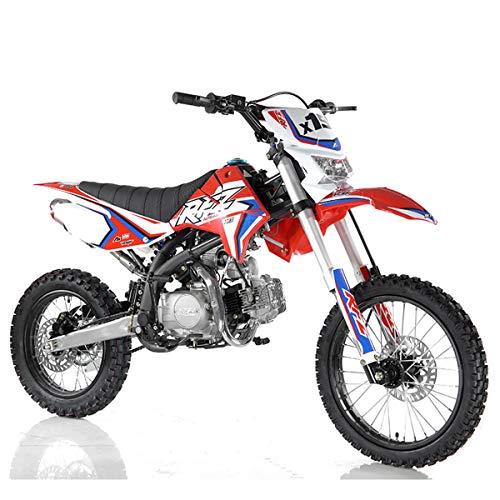 X-PRO 125cc Adult Gas Dirt Pitbike with Headlight, Black