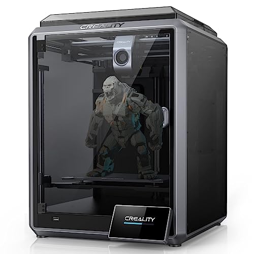 Creality K1 3D Printer 600mm/s Printing Speed 32mm³/s Max Flow Hotend 300°C High-Temperature Nozzle Direct Extruder Auto Leveling Self-Test with One