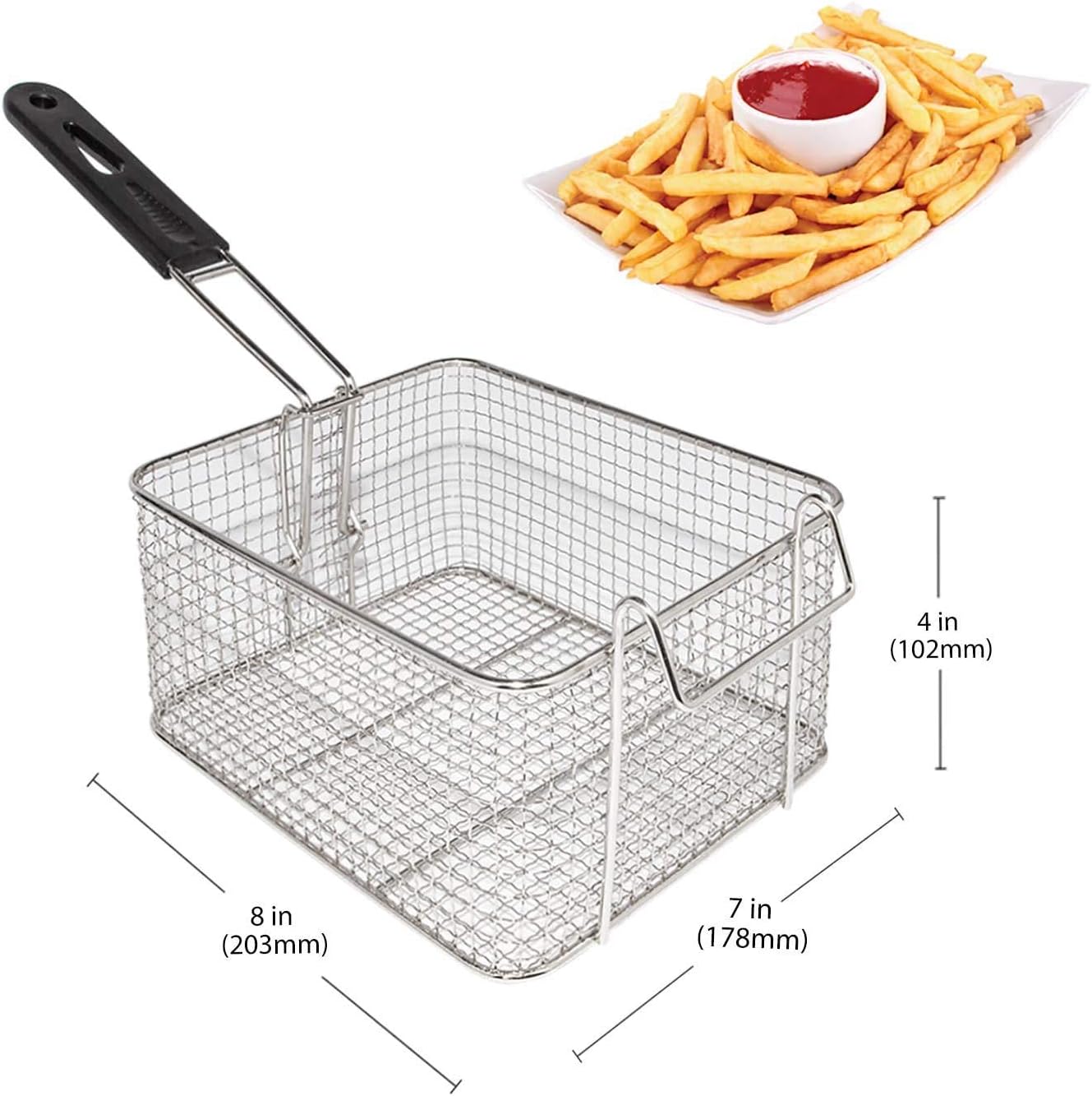 Deep Fryer | Stainless Steel | 1 & 2 Baskets (2-Basket)
