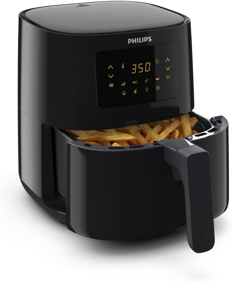 PHILIPS 3000 Series Air Fryer Essential Compact with Rapid Air Technology, 13-in-1 Cooking Functions to Fry, Bake, Grill