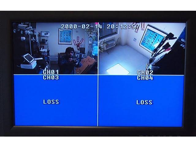 Evertech 4 Channel Analog Color Quad Processor CCTV Security Camera System Video Splitter