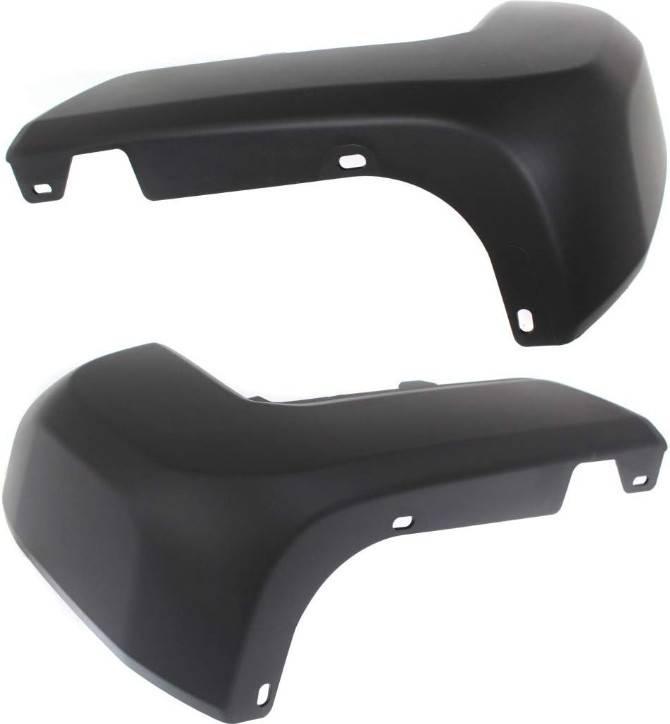 For Toyota Tacoma Bumper End 2016 17 18 19 2020 Driver Side | Rear | Painted Black | Plastic | CAPA | TO1104133 | 5215604010