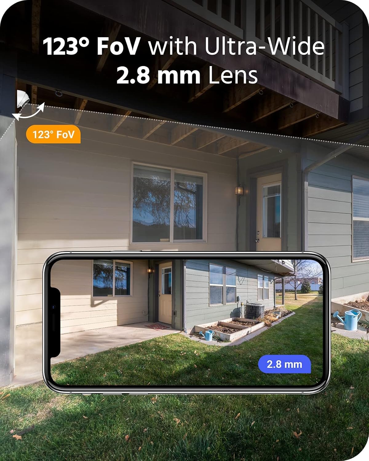 ANNKE 4K PoE Camera Security System, 8CH H.265+ NVR Recoder with 2TB Hard Disk and 4pcs Ultra HD IP Cameras, Audio Recording