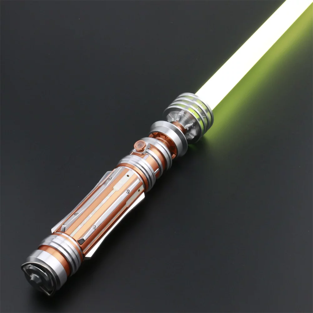ZiaSabers Lo Princess NeoPixel Lightsaber with Proffie 2.2 Soundboard - Realistic Metal Silver Hilt Star Wars Lightsaber