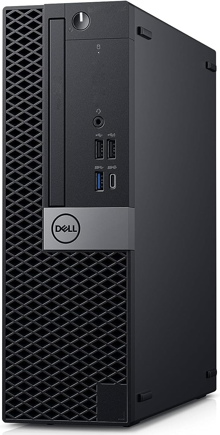 Dell Optiplex 5060 SFF Computer Desktop PC, Hexa Core i5 Processor Up to 4.1GHz, 32GB RAM, 1TB SSD, WiFi, Bluetooth 4.0, Dual 27 inch LED Monitors