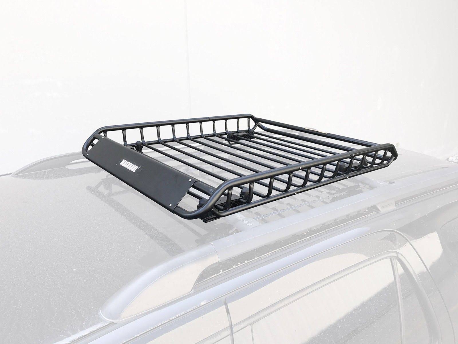 Maxxhaul 70115 Universal Steel Roof Rack Car Top Cargo Carrier/Basket