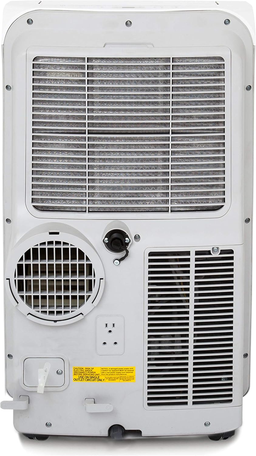 Whynter ARC-148MS 14,000 BTU Portable Air Conditioner, Dehumidifier, Fan with Activated Carbon SilverShield Filter for Rooms up to 450 sq ft