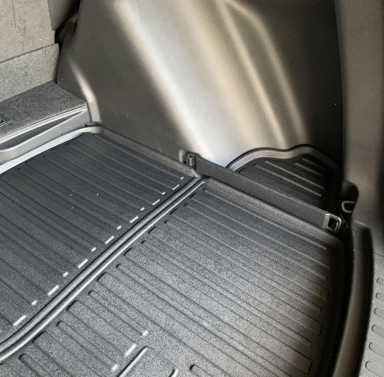 CARORMOKE Cargo Liner Trunk Mat Cargo Tray Black 2021 Compatible with 2017-2020 Honda CRV (Do Not Fit for Trunk with Subwoofer Or Honda CRV Touring)