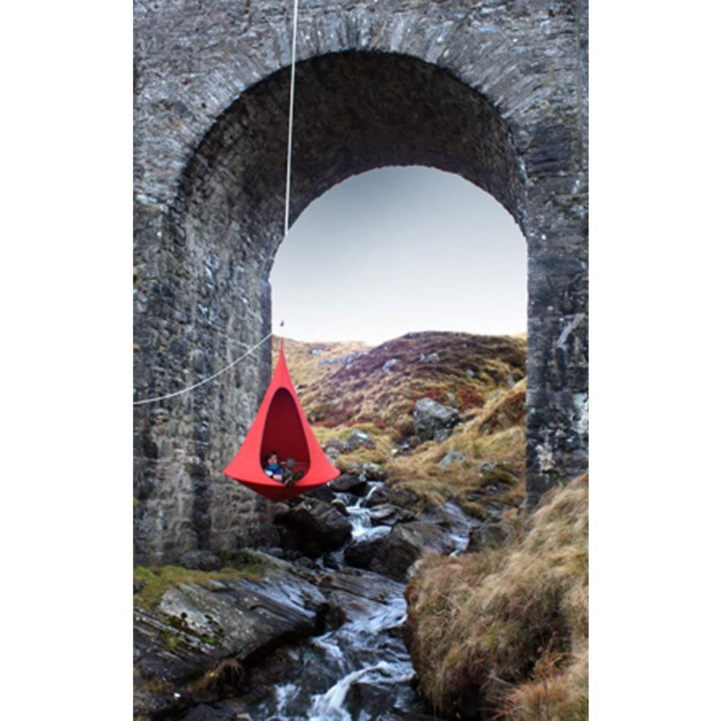 Cacoon Single Hammock - Chili Red