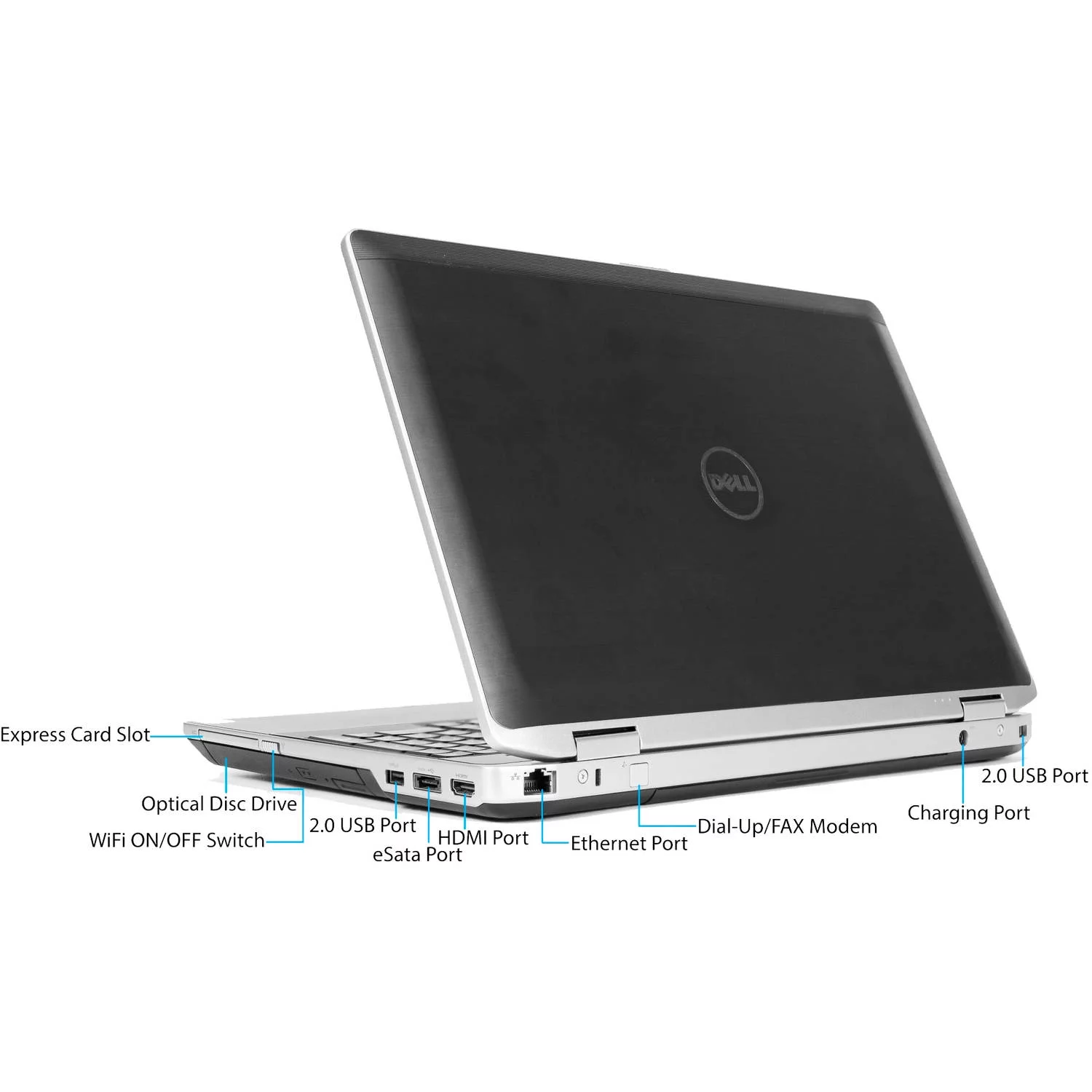 Restored Dell Black 15.6" Latitude E6530 WA5-0852 Laptop PC with Intel Core i7-3520M Processor, 12GB Memory
