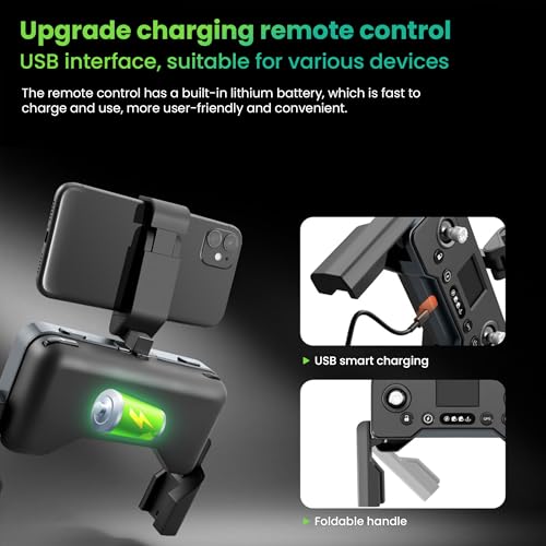 8K Camera Drones for Adults - V168 5G HD Brushless GPS Drone with Camera, 3 Batteries, Auto Return, Follow Me Mode, Obstacle Avoidance