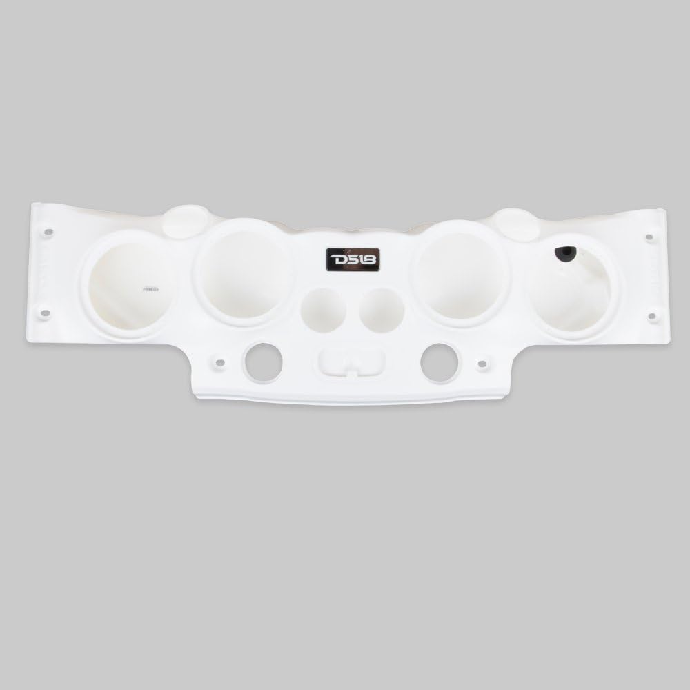 DS18 JL-SBAR Black Jeep Wrangler Overhead Soundbar for JL 2007-2021 Will Accommodate 4 x 8-inch Speakers, 4 x 1.75-inch Tweeters, (Black)