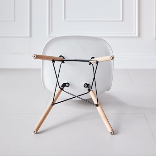 5-Piece Round Dining Table Set for 4 Small Kitchen Table Chairs Set of 4 31.5'' Dining Room Table Set Dinner Table for 4 Mid-Century Modern Dinning